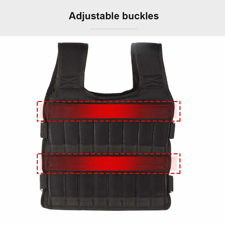 Harwelton™ Adjustable Weighted Vest with 32 Pockets for Training