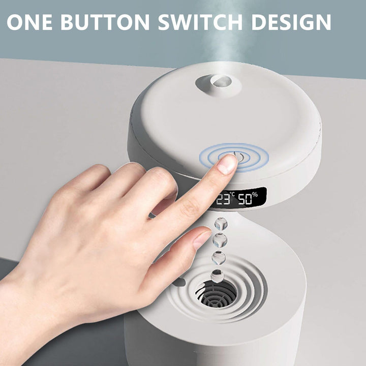 Anti-Gravity Humidifier with Floating Water Drop Effect