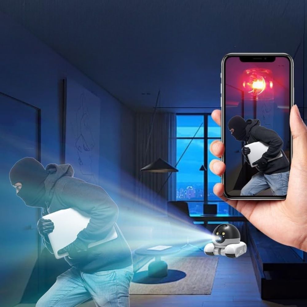 Remote-Controlled 1080p Pet Camera That Moves Room to Room
