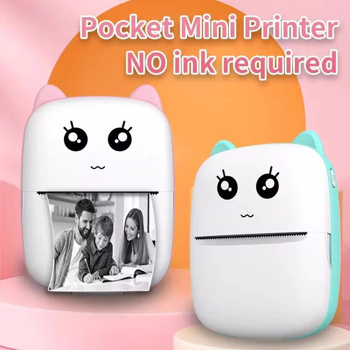 Mini Wireless Thermal Label Printer – No Ink Needed