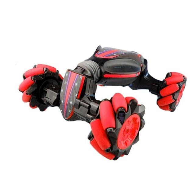 Gesture Controlled Stunt Car with 360° Flips and Lights