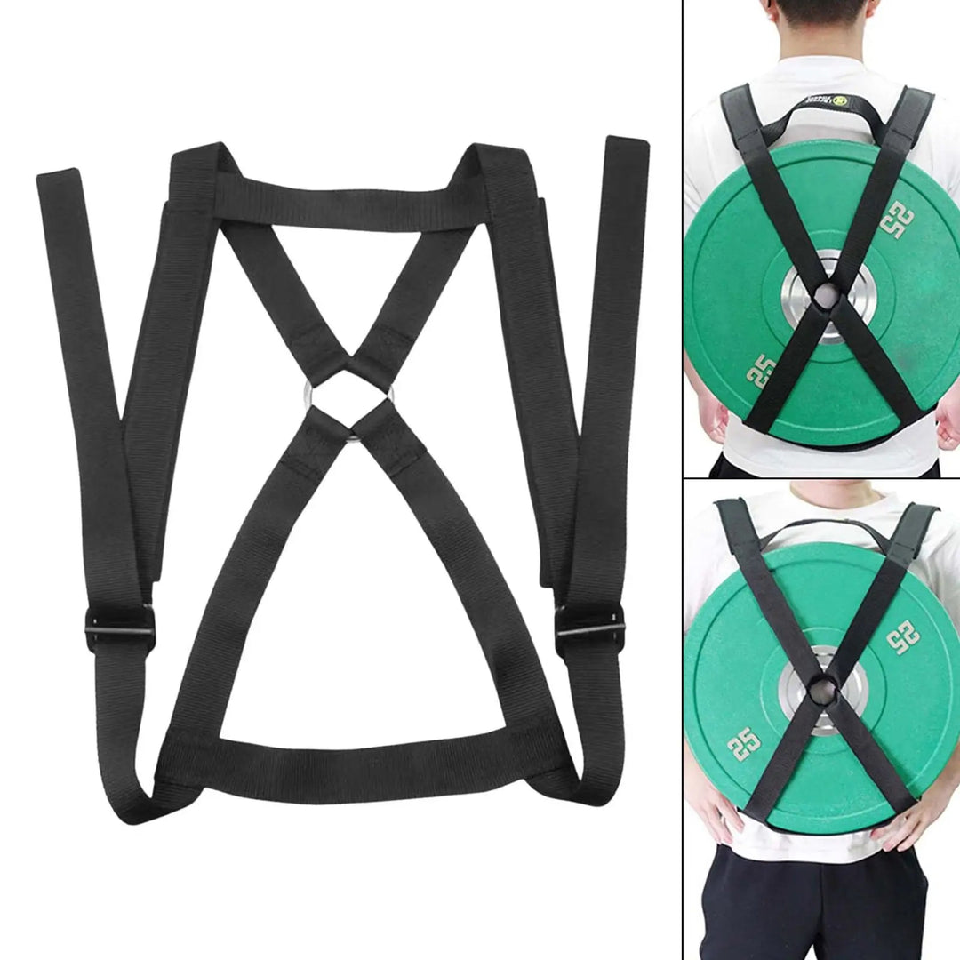Harwelton™ Adjustable Weighted Vest for Barbell Plates with Padded Back