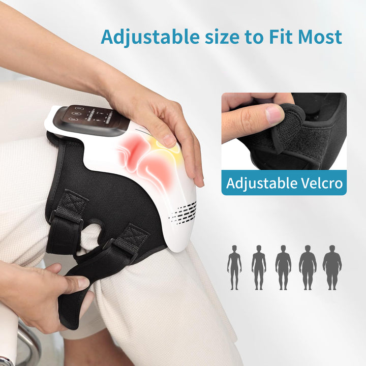 Heated Knee Massager – Rechargeable Kneading and Warmth