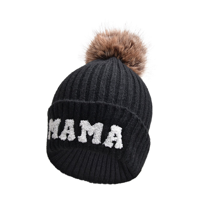 Harwelton MAMA Beanie with Pompom, Matching MINI Set