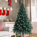 Light green tree with white frosted tips
