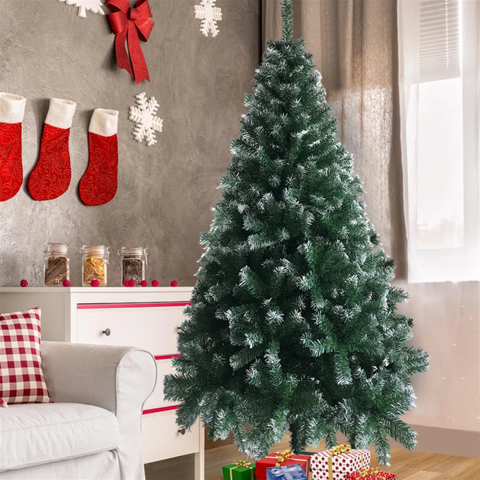 Harwelton Frosted-Tip Artificial Christmas Tree, 6ft Unlit