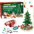 Advent calendar box with brick Christmas train