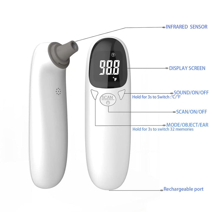 Infrared Pet Thermometer with One-Second Ear Reading