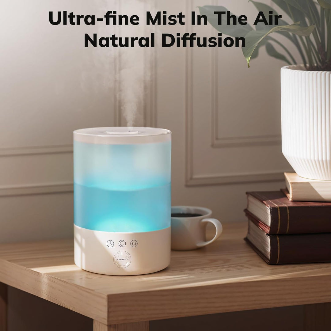 Cool Mist Humidifier with 2.5L Tank for Large Rooms