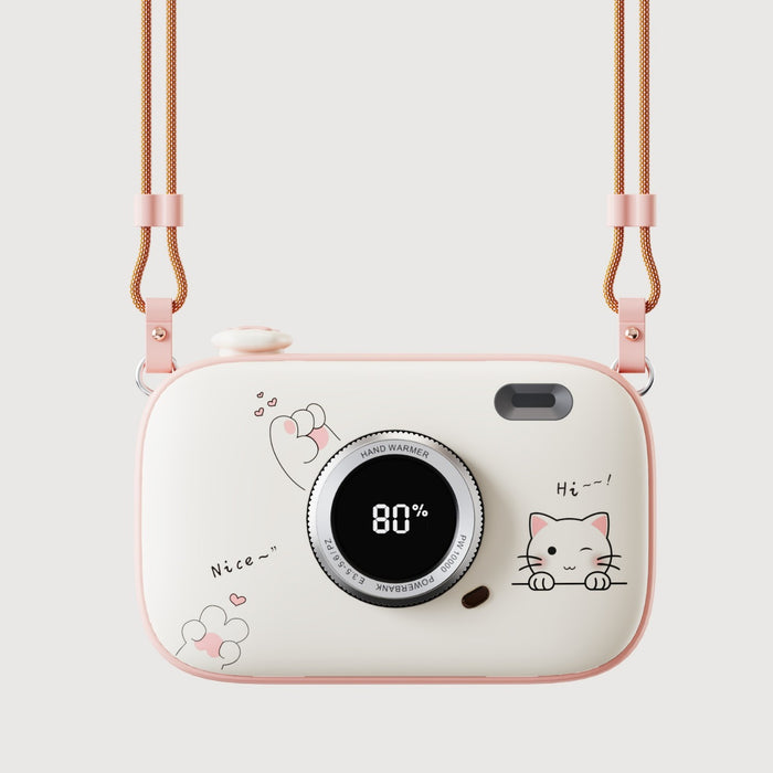 Harwelton Camera Hand Warmer and Power Bank with Lanyard