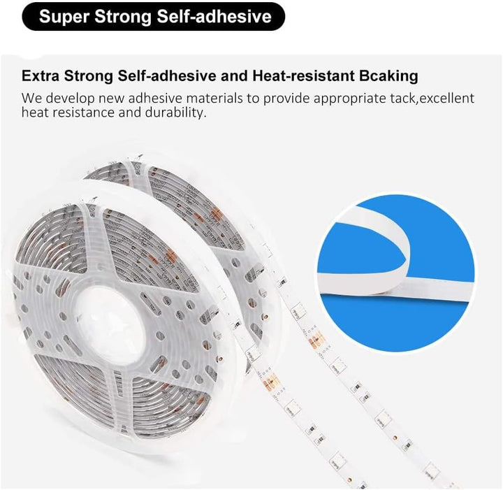 Harwelton™ 10 m RGB LED Strip Lights with 44-Key Remote and 16 Colours