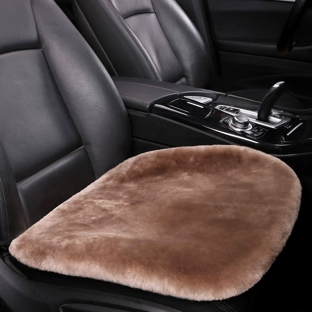 Sheepskin Seat Cushion – Warm Wool Car &amp; Home Pad