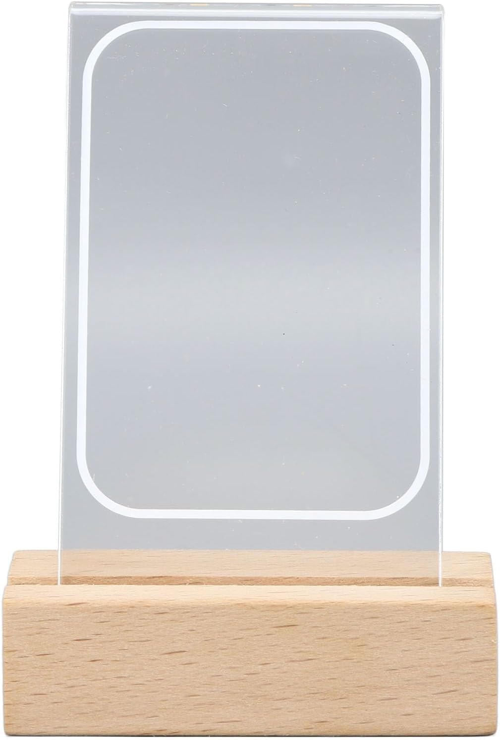 Illuminated Photo Frame with Three Slots for Prints and Tickets