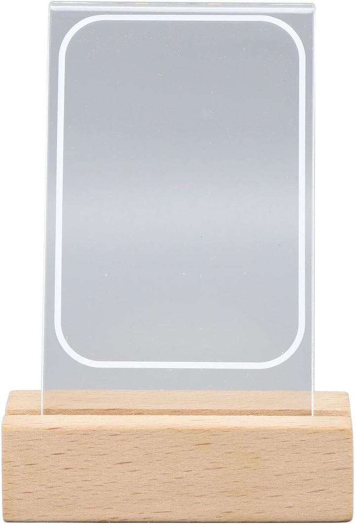 Illuminated Photo Frame with Three Slots for Prints and Tickets