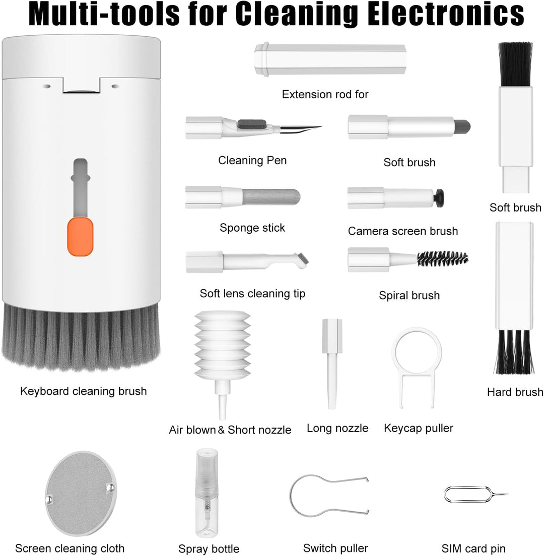 Harwelton™ 20-in-1 Cleaning Kit for Keyboards, Earbuds and Screens