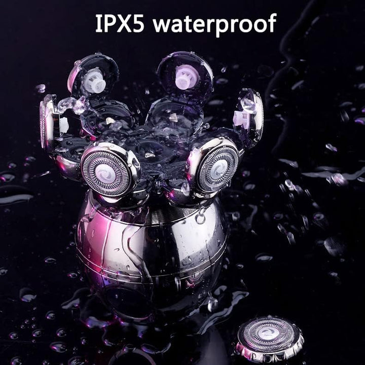 Harwelton™ Cordless Head Shaver with 7D Floating Blades &amp; LED Display