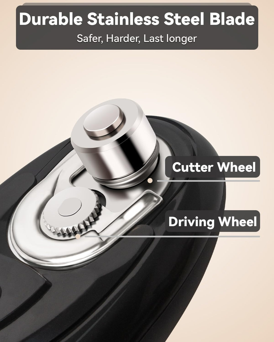 Harwelton™ Electric Automatic Tin Opener with One-Touch Operation