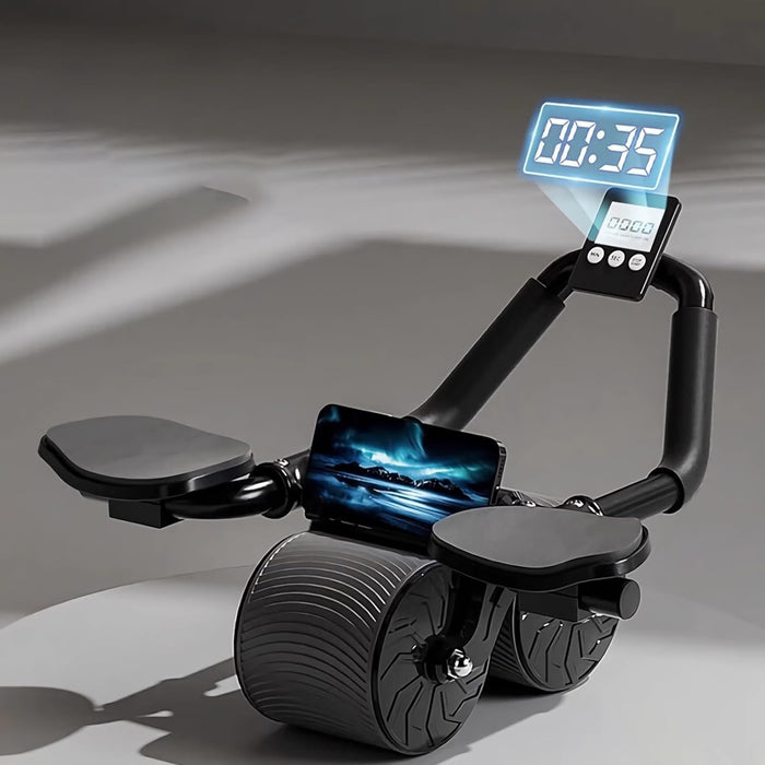 Harwelton™ Ab Roller Wheel with Elbow Support and Automatic Rebound