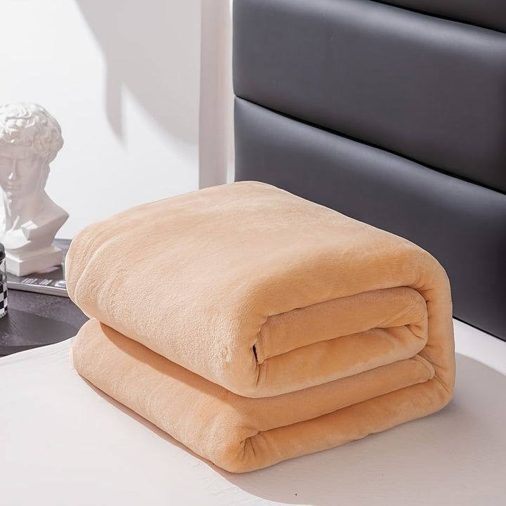 Soft Flannel Blanket for Sofa, Bed and Camping