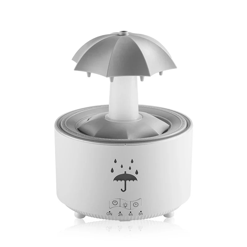 Rain Sound Aroma Humidifier with Remote and 7-Colour Lighting