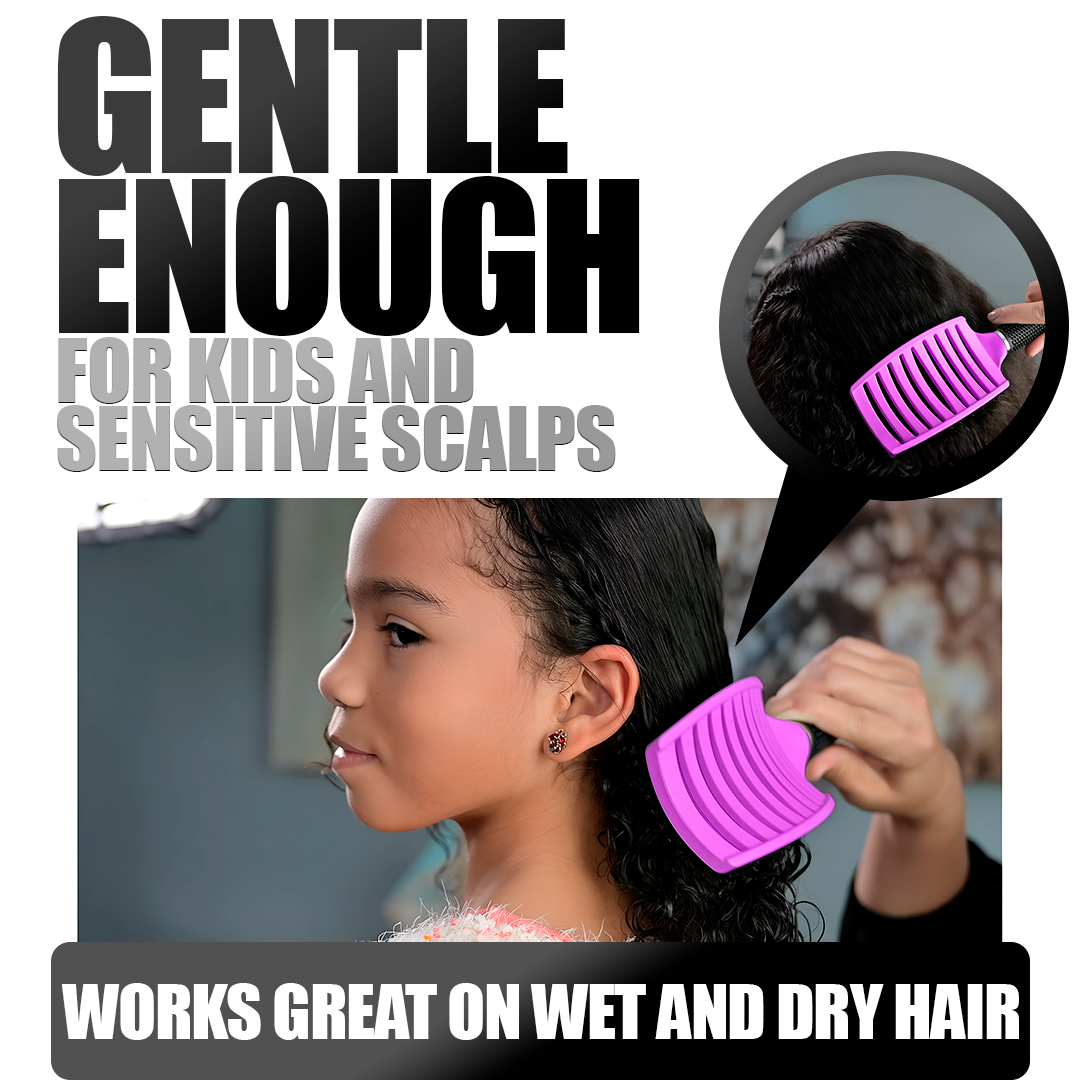 Detangling Hair Brush for Gentle, Painless Knot Removal