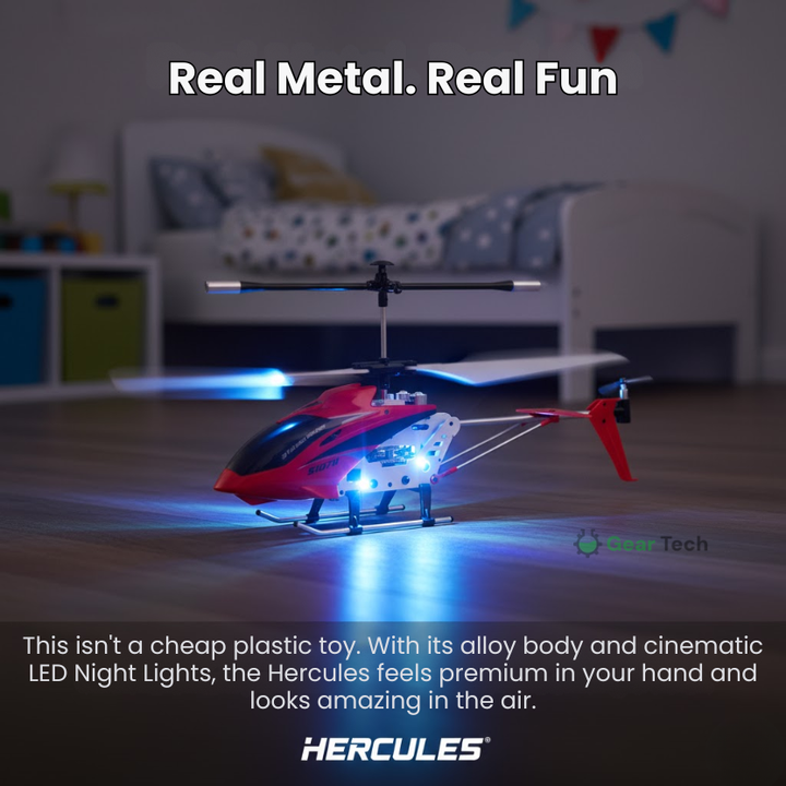 Durable Remote Control Helicopter LED Lights &amp; Crash‑Resistant