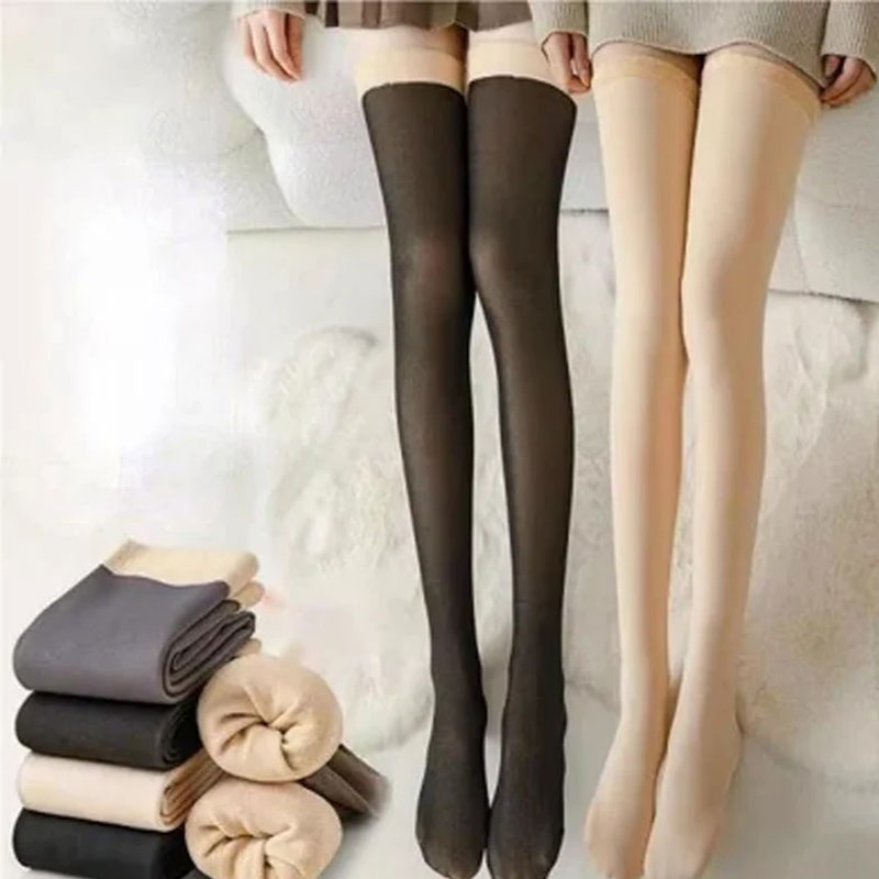 Harwelton™ Thick Fluffy Over-the-Knee Socks That Stay Up