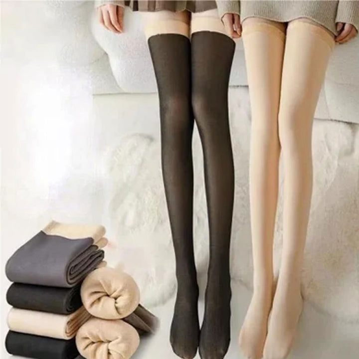Harwelton™ Thick Fluffy Over-the-Knee Socks That Stay Up