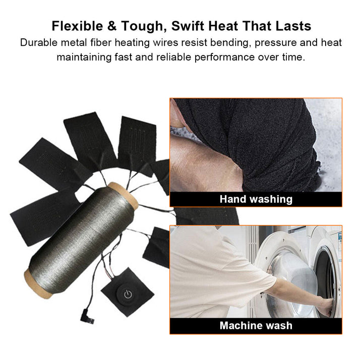 Harwelton™ 5-Zone USB Heated Pad with 30-Second Warm-Up
