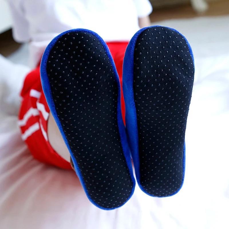 Non-Slip Cotton Grip Socks with Silicone Sole