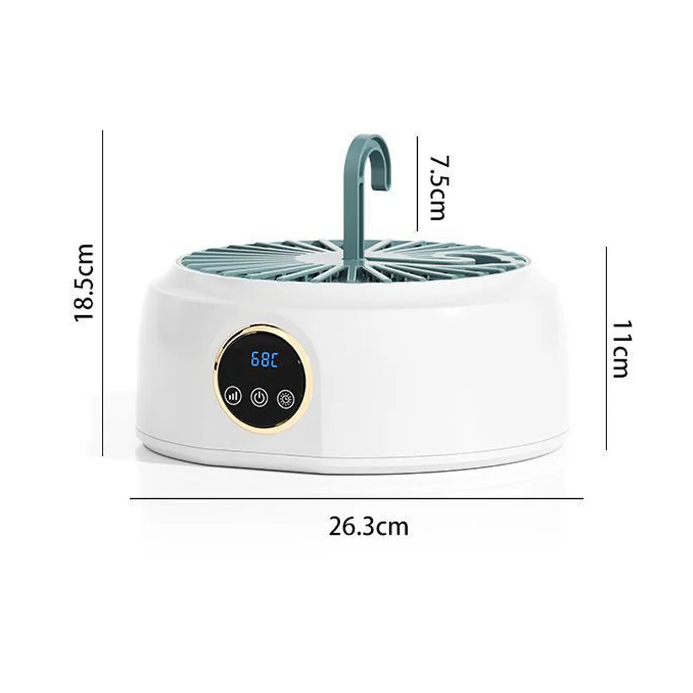 Harwelton™ Foldable Electric Clothes Dryer with 600W Quick-Dry Power