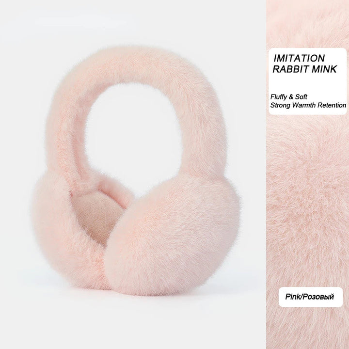 Luxury Plush Earmuffs – Soft Foldable Winter Ear Warmers