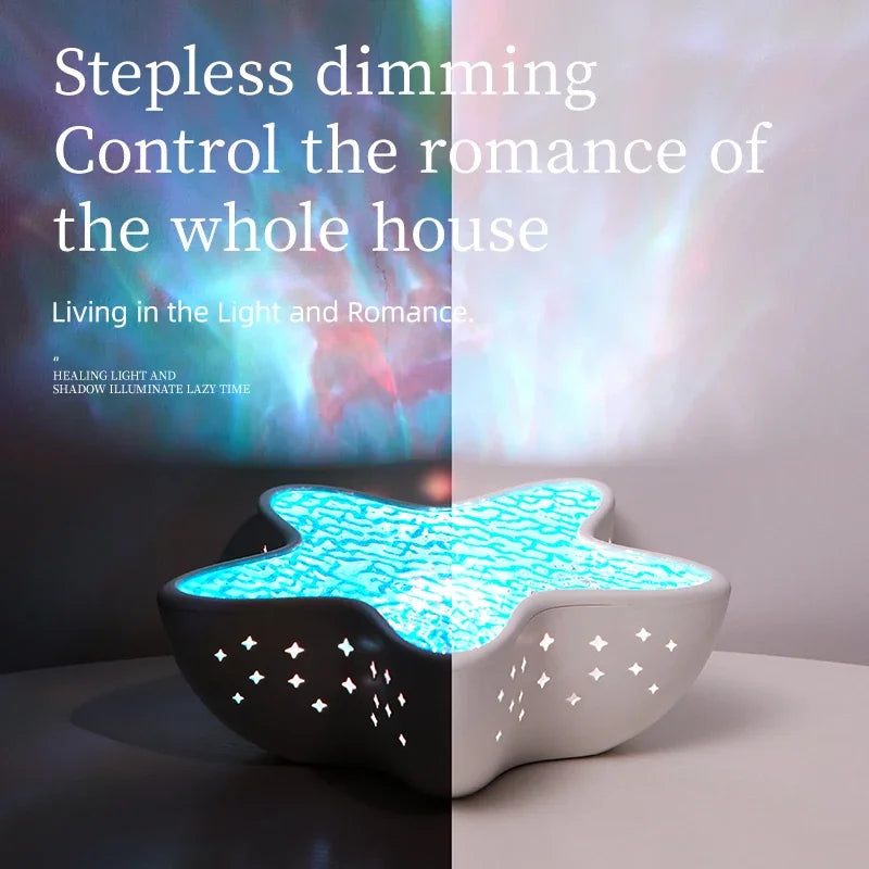 Starfish Ocean Wave Night Light Projector with 7 Colours