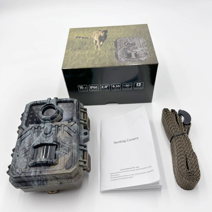 Harwelton™ Mini 16MP Trail Camera with Night Vision and PIR Sensor