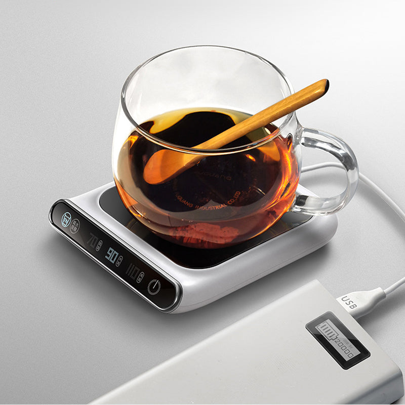 Harwelton™ Mug Warmer Coaster with 3 Heat Levels and Auto Shut-Off