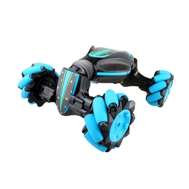 Gesture Controlled Stunt Car with 360° Flips and Lights