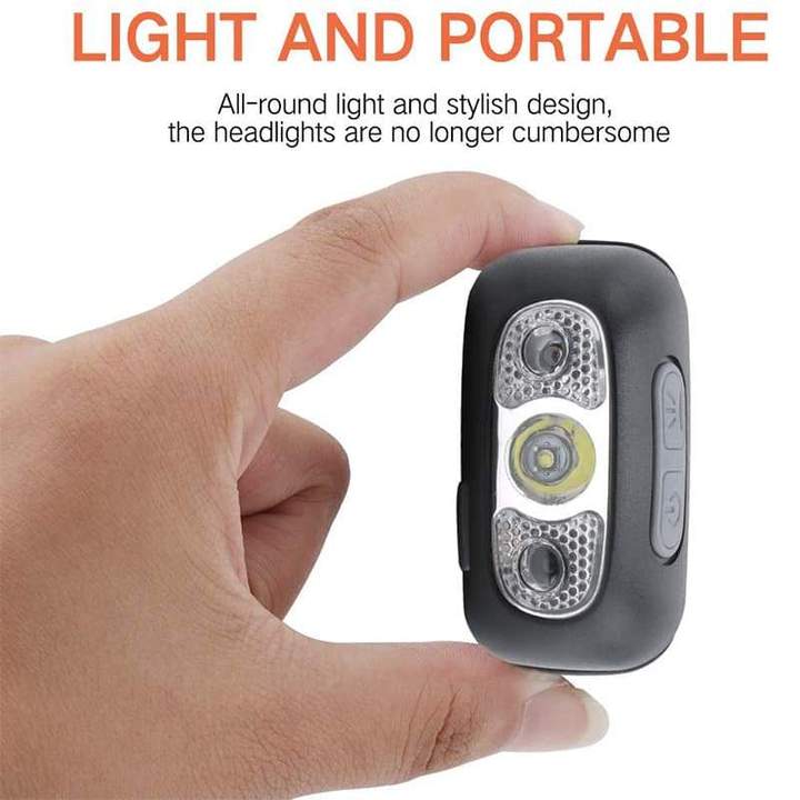 Harwelton™ Rechargeable LED Head Torch with Motion Sensor and SOS Mode