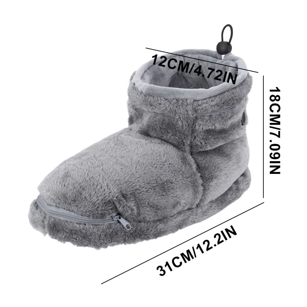Harwelton™ USB Heated Slippers with Soft Plush for Toasty Feet