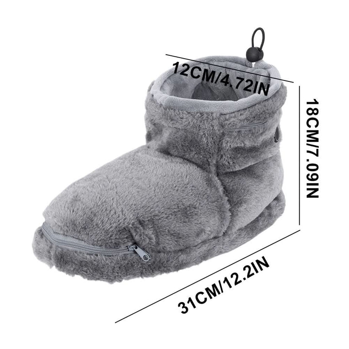 Harwelton™ USB Heated Slippers with Soft Plush for Toasty Feet