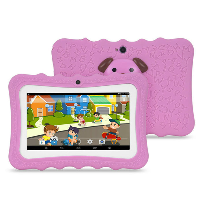 Harwelton 7-inch kids tablet with protective case and stand