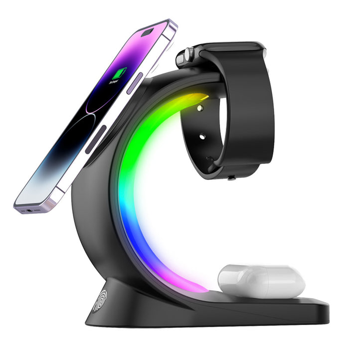 Harwelton Magnetic charging station with RGB mood light