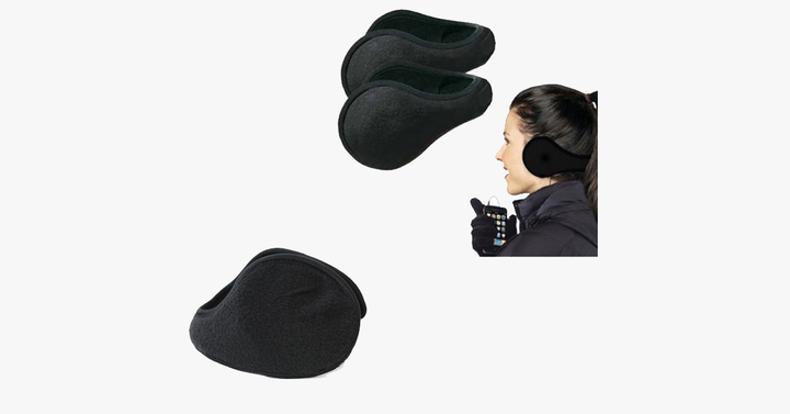 Fleece Ear Warmers with Soft Padded Ear Covers