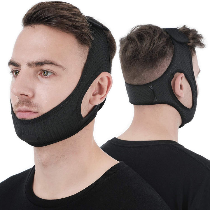 Harwelton™ Adjustable Anti-Snoring Chin Strap in Soft Breathable Fabric
