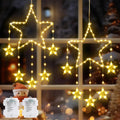 Harwelton™ Warm White Hanging Star Curtain Lights, 2 × 95 cm