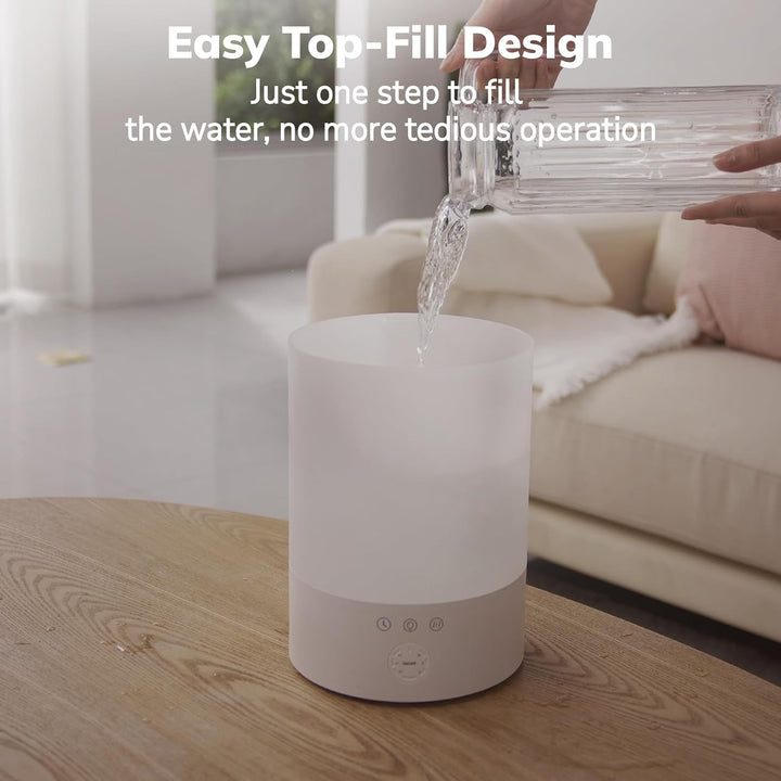 Cool Mist Humidifier with 2.5L Tank for Large Rooms