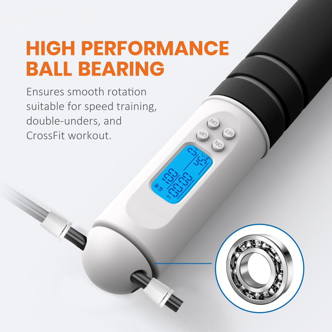 Harwelton™ Speed Skipping Rope with LED Calorie Counter