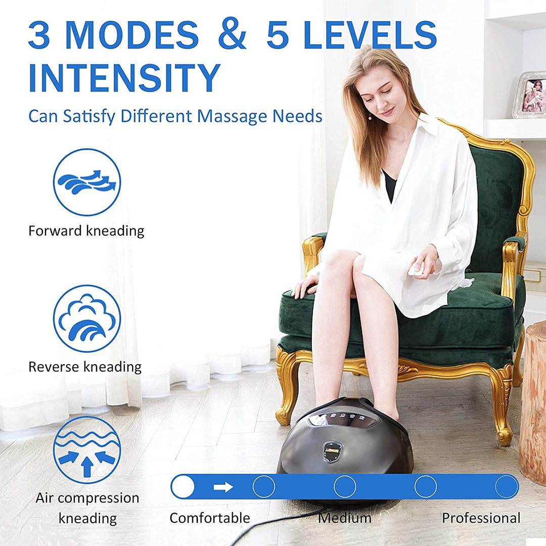 Harwelton™ Shiatsu Foot Massager with Heat &amp; Air Compression