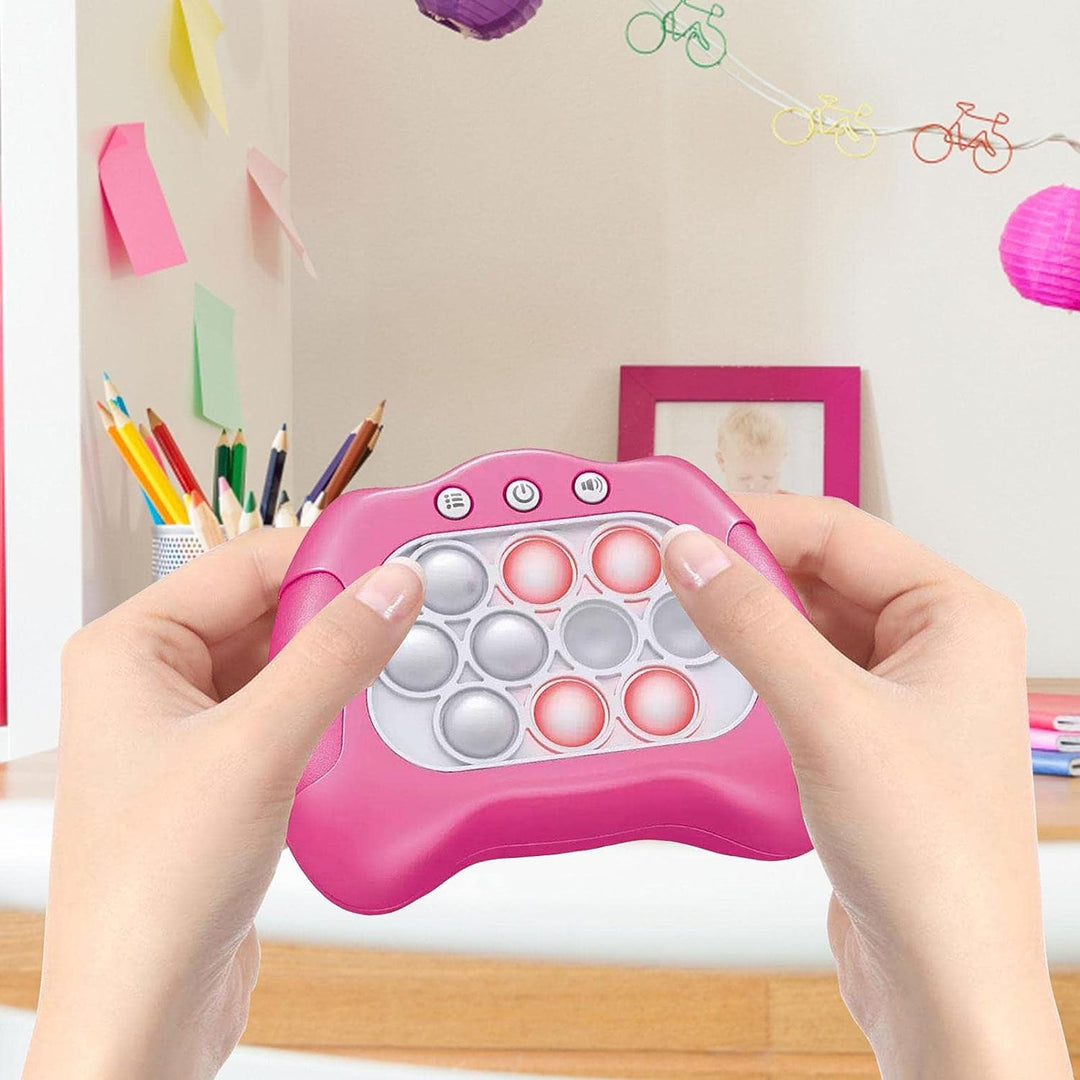 Light-Up Bubble Pop Game Console – Handheld Fidget Toy