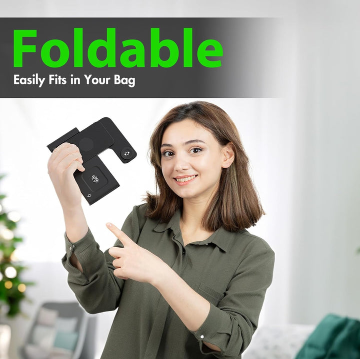 3-in-1 Foldable Wireless Charger for iPhone, Watch &amp; AirPods
