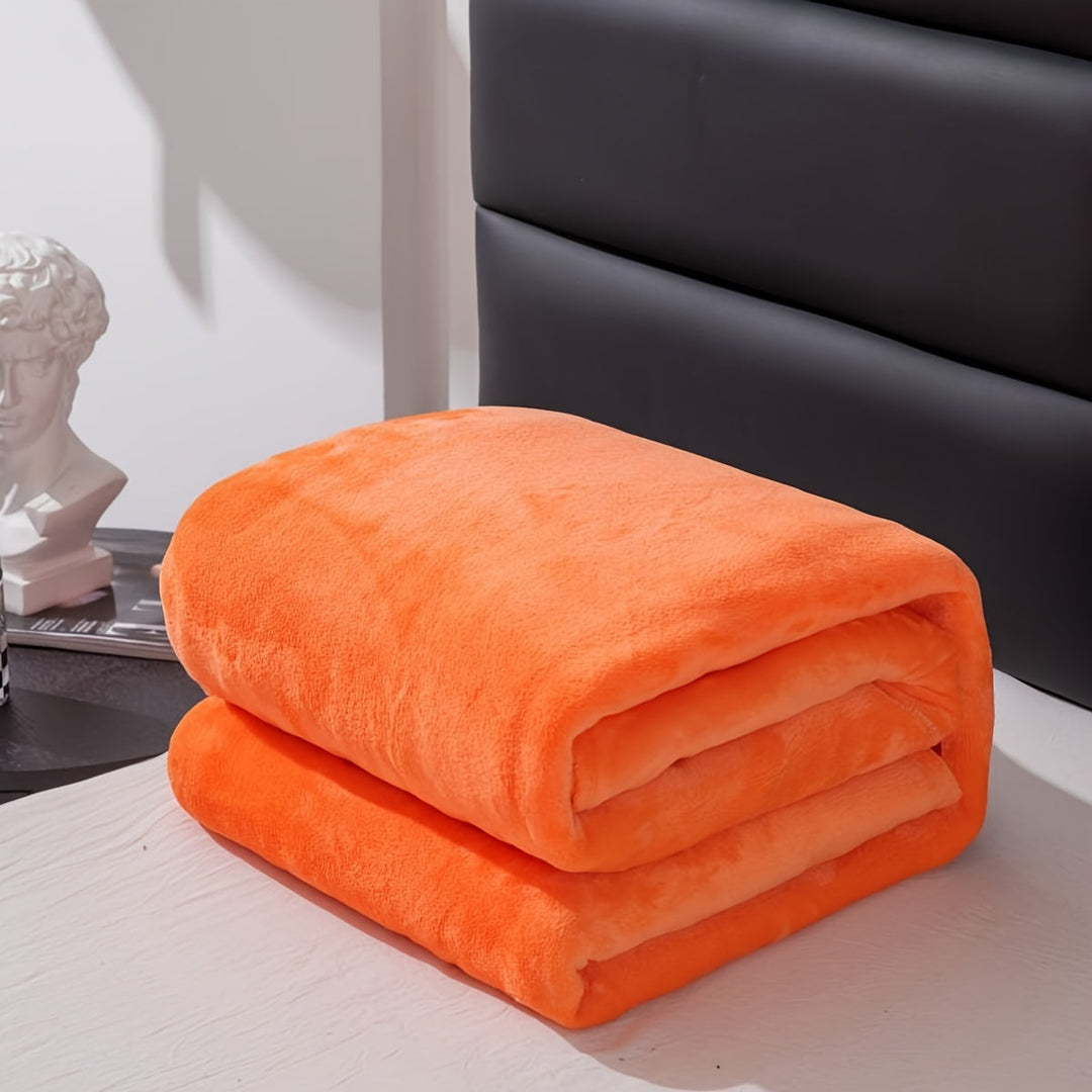 Soft Flannel Blanket for Sofa, Bed and Camping